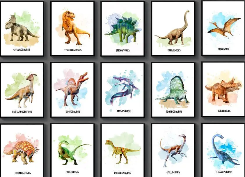 بحث كامل عن أنواع الديناصورات